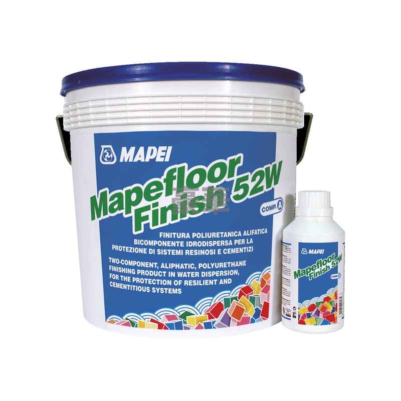 Mapei 馬貝 MAPEFLOOR FINISH 52 W 水性聚氨酯防塵防油水泥自流平地台保護塗料
